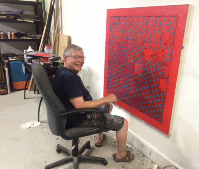 In a once-gritty industrial area, they create art