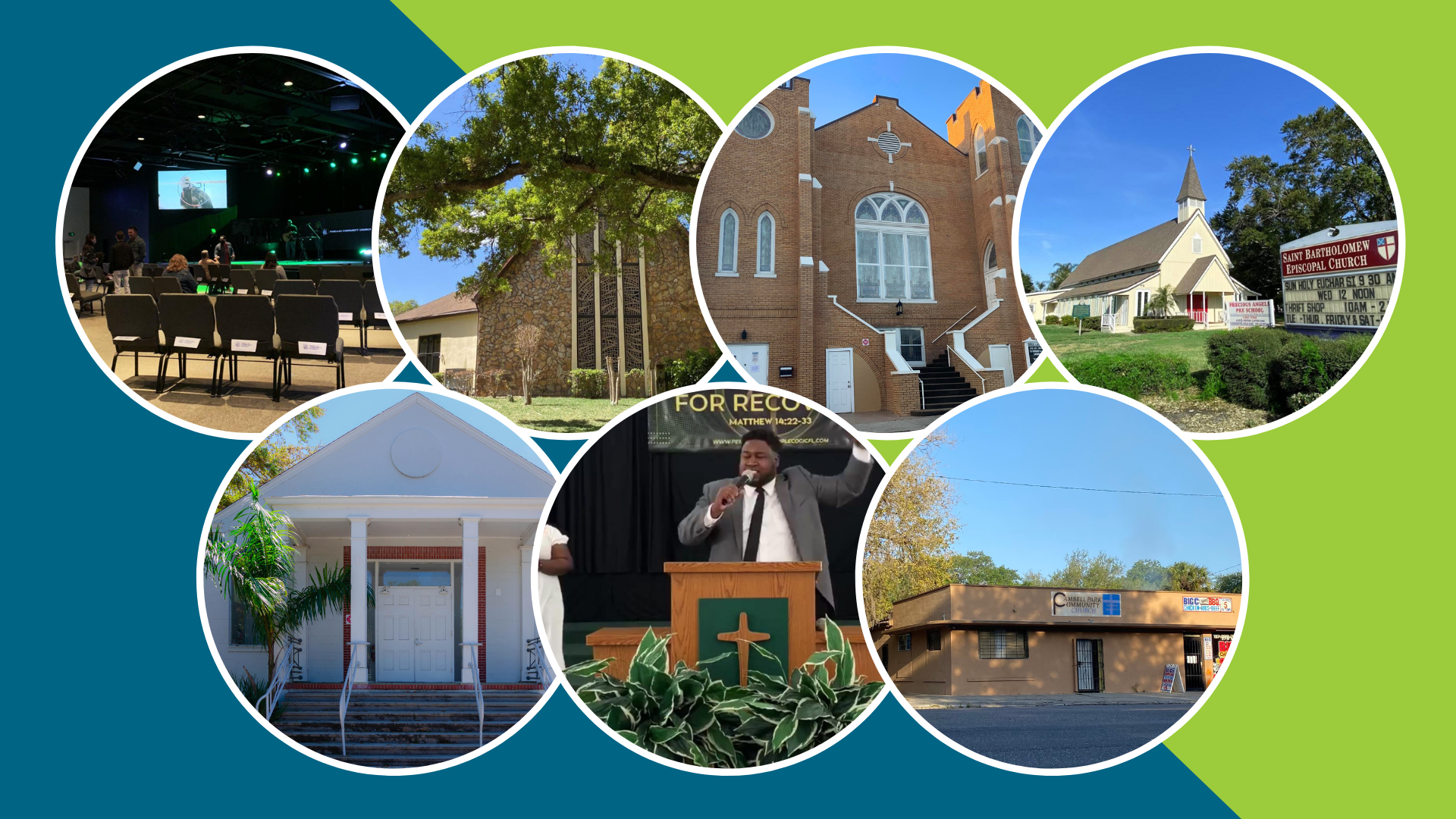 Scenes from Sunday Service