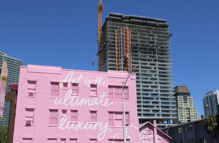 St. Pete artists conflicted over developers’ pink farewell to historic apartments